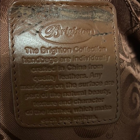 Brighton Gold Leather Shoulder Bag - Picture 5 of 11